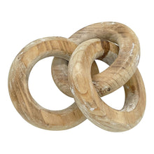 Load image into Gallery viewer, Chunky Wood Circle Chain Link 12x26cm