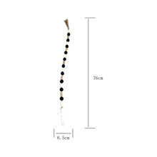 Load image into Gallery viewer, Cross w/Natural Beaded Garland 76x2.5x6.5cm