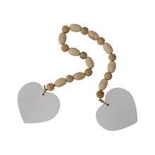 Load image into Gallery viewer, Twin Hearts Beaded Garland 72x2x6.5cm