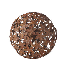 Load image into Gallery viewer, Medium Rust Flower Garden Decor 33cm
