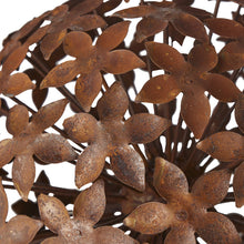 Load image into Gallery viewer, Medium Rust Flower Garden Decor 33cm

