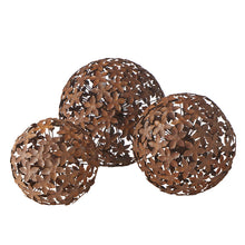 Load image into Gallery viewer, Large Rust Flower Garden Decor 40cm
