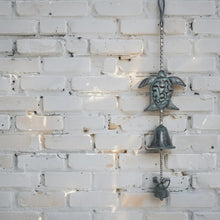 Load image into Gallery viewer, Hanging Turtles w/Cast Iron Bell 14.5x7.5x62cm
