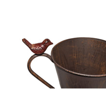 Load image into Gallery viewer, Watering Can Shape Potplanter w/yellow flower 34x16x19cm
