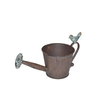 Load image into Gallery viewer, Watering Can Shape Potplanter w/Blue Flower 28x13x15cm
