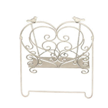Load image into Gallery viewer, Heart-Shape Recipe/Book Stand w/Birds 32.5x25x35cm

