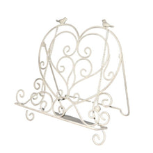 Load image into Gallery viewer, Heart-Shape Recipe/Book Stand w/Birds 32.5x25x35cm
