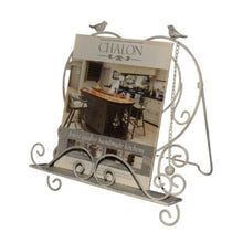 Load image into Gallery viewer, Heart-Shape Recipe/Book Stand w/Birds 32.5x25x35cm
