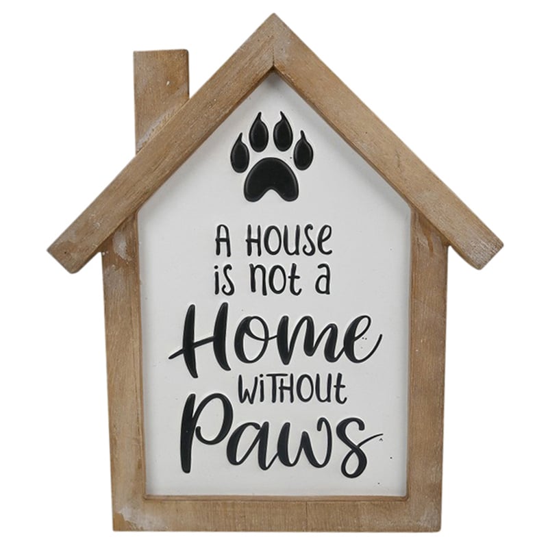 House is Not a Home Wall Sign 23x1.5x26cm