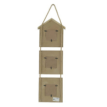 Load image into Gallery viewer, Handcrafted 3-Photo Frame Hanging Beach Houses 22x3.5x78cm
