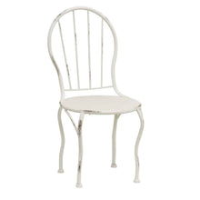 Load image into Gallery viewer, Distressed White Mini Chair Display / Pot Stand 22x22x39.5cm
