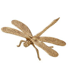 Load image into Gallery viewer, Dragonfly Sculpture Gold 11.5*9*3
