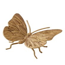 Load image into Gallery viewer, Butterfly Sculpture Gold 11*8*3.5
