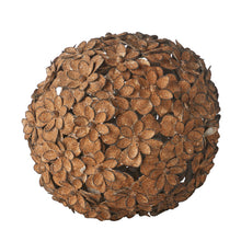 Load image into Gallery viewer, Metal Rust Flower Ball Decoration 23*23*23
