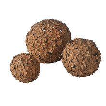 Load image into Gallery viewer, Metal Rust Flower Ball Decoration 23*23*23
