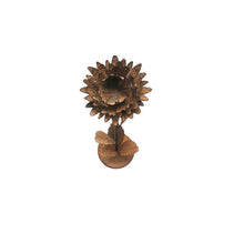 Load image into Gallery viewer, Sml Rust Standing Flower Candle Holder18*17*51
