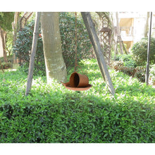 Load image into Gallery viewer, Rust-Look Hanging Cup + Saucer Birdfeeder 21x16x45cm
