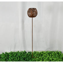 Load image into Gallery viewer, 100cm Outdoor Garden Stake Round Candleholder 16x16x100.5cm
