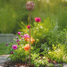 Load image into Gallery viewer, 100cm Outdoor Garden Stake Round Candleholder 16x16x100.5cm

