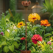 Load image into Gallery viewer, 85cm Outdoor Garden Stake Flower Candleholder 16x16x85cm
