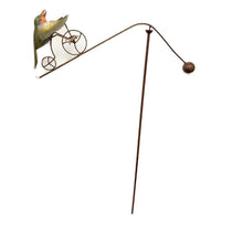 Load image into Gallery viewer, BALANCE BIRD ON BIKE STAKE 26.5x5.5x46.25
