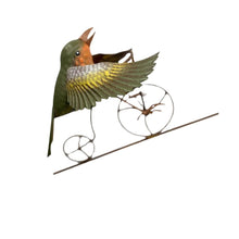 Load image into Gallery viewer, BALANCE BIRD ON BIKE STAKE 26.5x5.5x46.25
