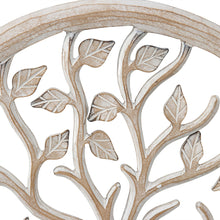 Load image into Gallery viewer, Hand-carved Round Tree-of-Life Wallart 40x1cm
