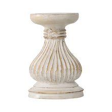 Load image into Gallery viewer, Hand-carved Squat Pillar Candleholder 10x15cm
