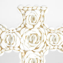 Load image into Gallery viewer, Mixed White-Shells Cross Wallhanging 15x20cm
