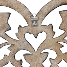 Load image into Gallery viewer, Hand-carved Heart Wallart 30.5x0.6cm
