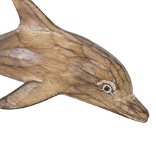 Load image into Gallery viewer, Hand-carved Dolphin Figurine 25x10x8cm
