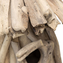 Load image into Gallery viewer, Hand-Made Hanging Driftwood Birdhouse 25x35cm
