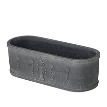 Load image into Gallery viewer, Noir Rectangular Planter Large 39.5x14.5x12.5 cm
