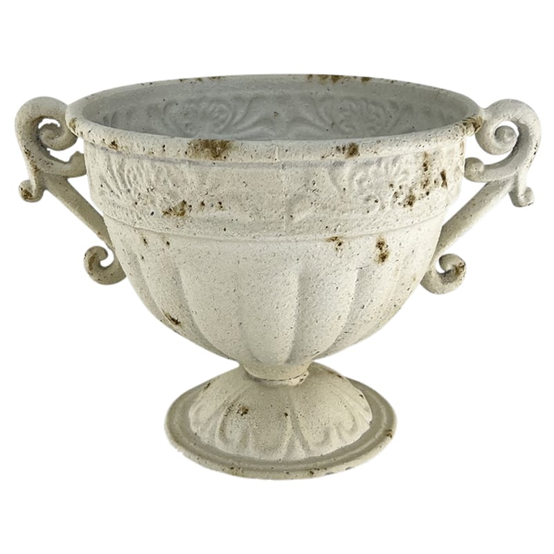 Martinique Aged Fluted Urn 25x20x18cm