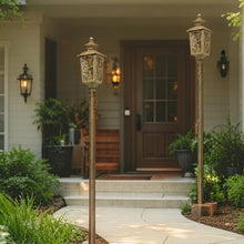 Load image into Gallery viewer, Vintage Style Garden Lantern Candle-Holder Stake 10.5x10.5x120cm
