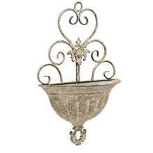 Load image into Gallery viewer, Classic Hanging Wall Planter w/Fleur-de-lis 25x11.5x41cm
