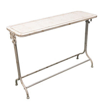 Load image into Gallery viewer, Distressed Finish French Provincial metal Console Table 110x35x78cm
