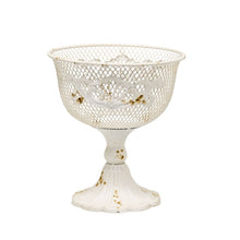 Load image into Gallery viewer, French Provincial Footed Bowl w/Fleur-di-Lis 20x20x24.5cm
