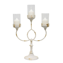 Load image into Gallery viewer, French Provincial 3-Pillar Candelabra Centerpiece 42x17x64cm
