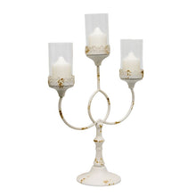 Load image into Gallery viewer, French Provincial 3-Pillar Candelabra Centerpiece 42x17x64cm
