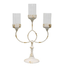 Load image into Gallery viewer, French Provincial 3-Pillar Candelabra Centerpiece 42x17x64cm
