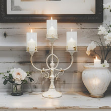 Load image into Gallery viewer, French Provincial 3-Pillar Candelabra Centerpiece 42x17x64cm
