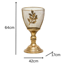 Load image into Gallery viewer, Lustre &#39;Goblet&#39; Candleholder 12x12x23cm
