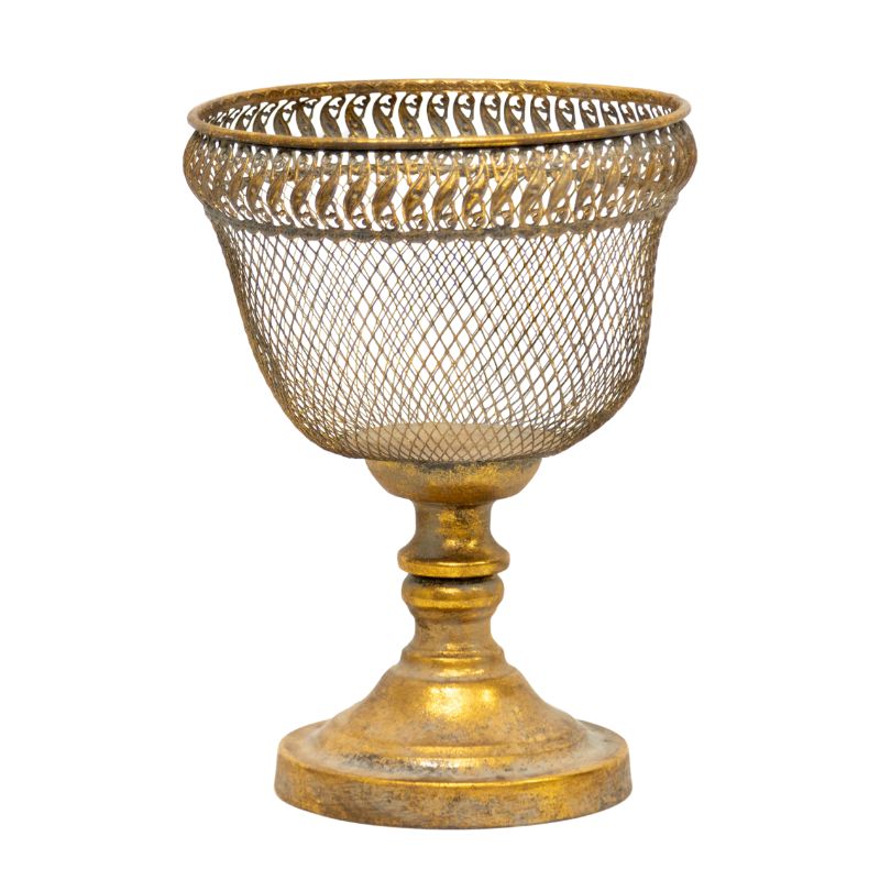 Lustre Footed Bowl 23x23x28cm