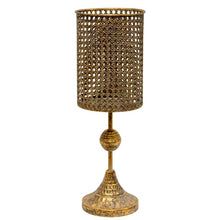 Load image into Gallery viewer, Lustre Tall Stemmed Pillar Candleholder 15.5x15.5x45cm
