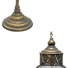 Load image into Gallery viewer, 83cm Lustre Branched Stand w/2 ShadedPillar Candleholders 43x19x83cm
