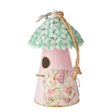 Load image into Gallery viewer, Butterfly blooms bird house - 15.2x15.2x25.4-40.6 cm.
