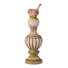 Load image into Gallery viewer, Pink wren on Pillar - 11x10x33 cm
