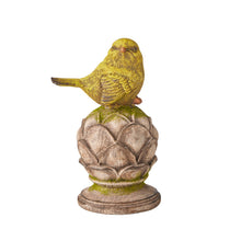 Load image into Gallery viewer, Elegant green Robin perch - 8x8x16.5 cm
