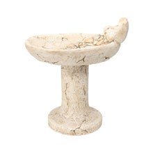 Load image into Gallery viewer, Stony Birdbath on Pillar 42x38x45cm
